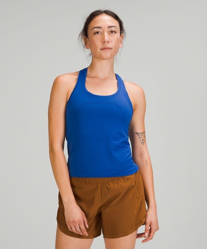 Lululemon Swiftly Tech Racerback Tank 2.0 Race Linne Dam Blå Blå | BXCP-96743