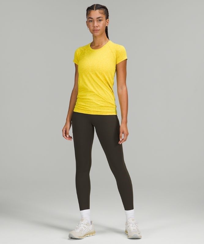 Lululemon Swiftly Tech Short Sleeve 2.0 Blast Dam Gula | YRMI-01438