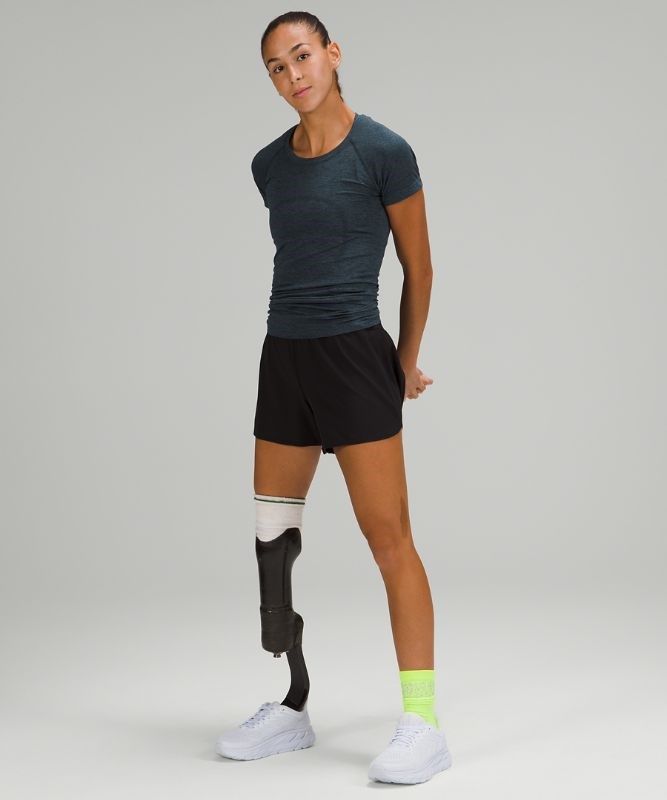 Lululemon Swiftly Tech Short Sleeve 2.0 Blast Dam Marinblå Blå | GMYK-93528