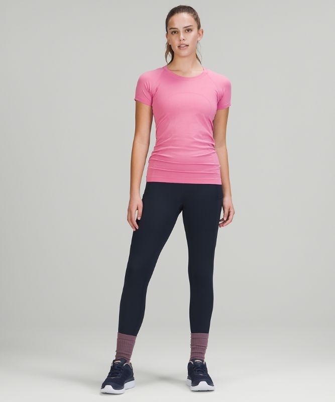 Lululemon Swiftly Tech Short Sleeve 2.0 Blast Dam Rosa Rosa | BOMX-41705