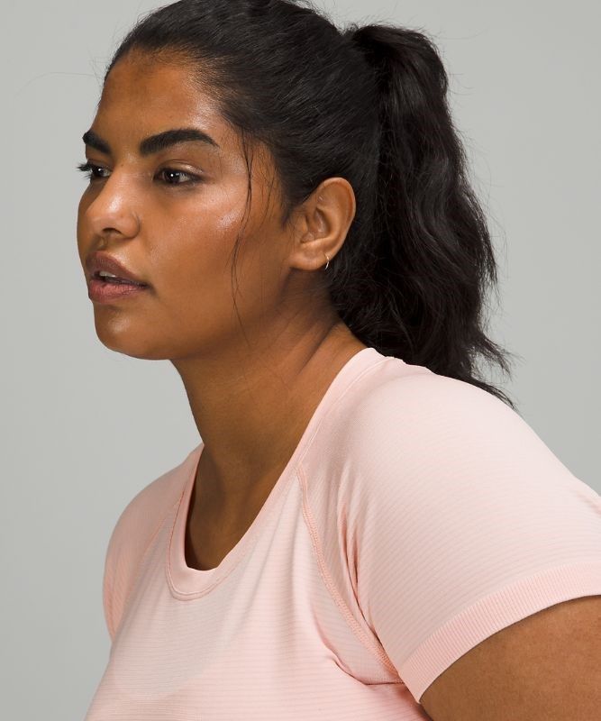 Lululemon Swiftly Tech Short Sleeve 2.0 Blast Dam Rosa Vita Rosa Vita | BLHM-26375