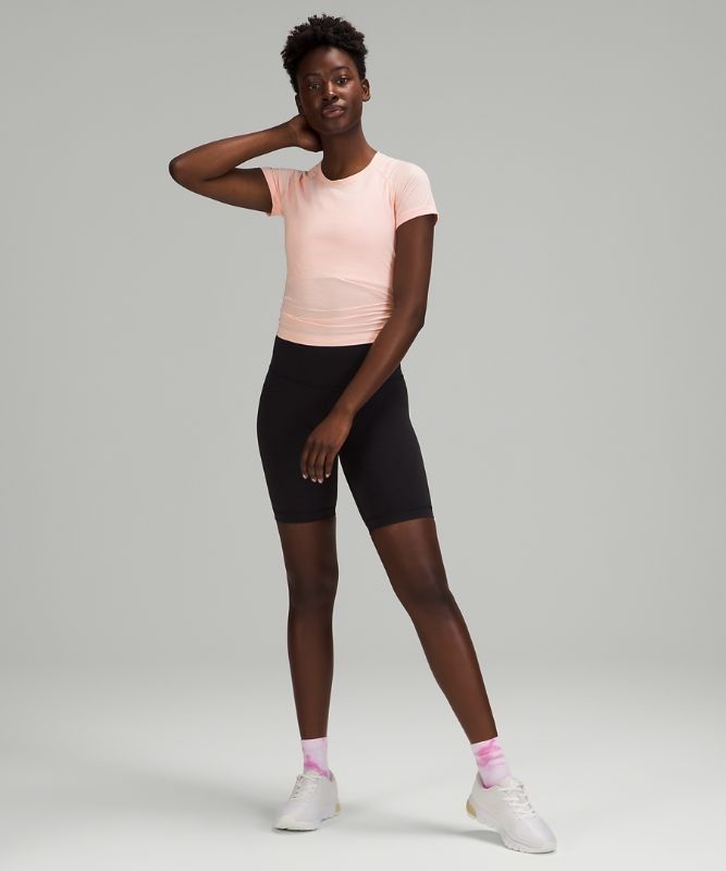 Lululemon Swiftly Tech Short Sleeve 2.0 Race Length Blast Dam Rosa Vita Rosa Vita | FZAL-45812