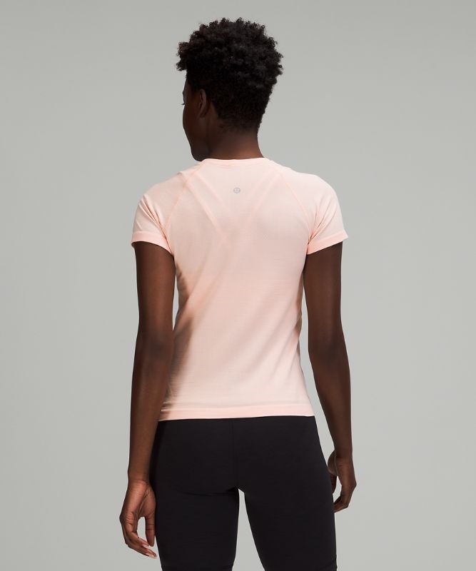 Lululemon Swiftly Tech Short Sleeve 2.0 Race Length Blast Dam Rosa Vita Rosa Vita | FZAL-45812