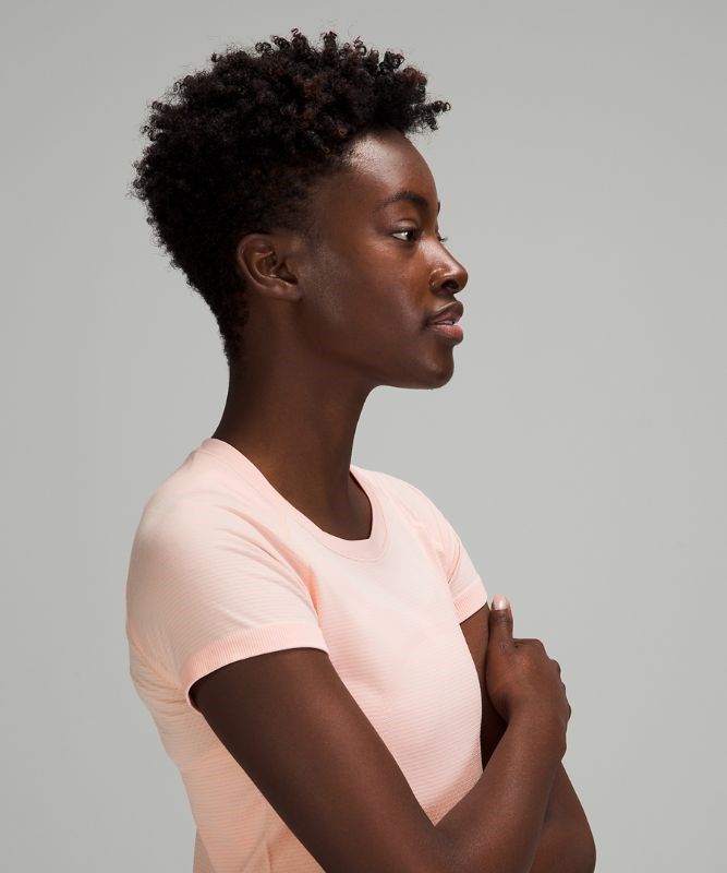Lululemon Swiftly Tech Short Sleeve 2.0 Race Length Blast Dam Rosa Vita Rosa Vita | FZAL-45812