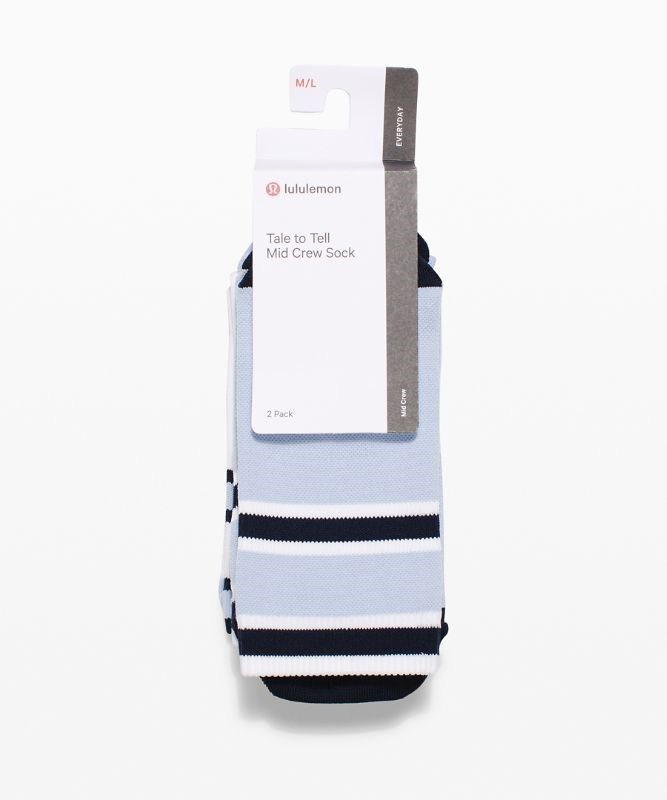 Lululemon Tale To Tell Quarter Sock 2 Pack Strumpor Accessories Vita Blå Beige Marinblå | VMOH-78146