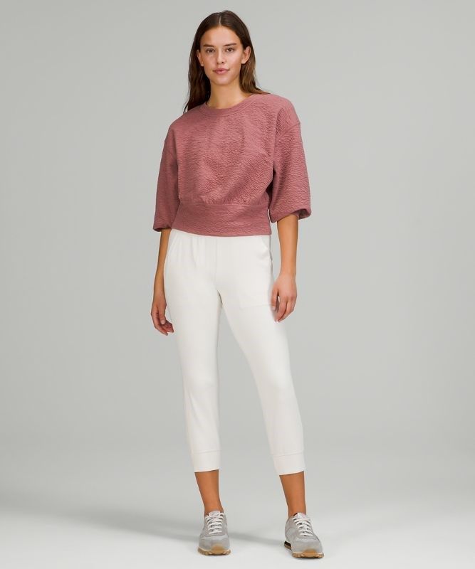 Lululemon Textured Crewneck Pullover Tröjor Dam Spiced Chai | TRBC-60724
