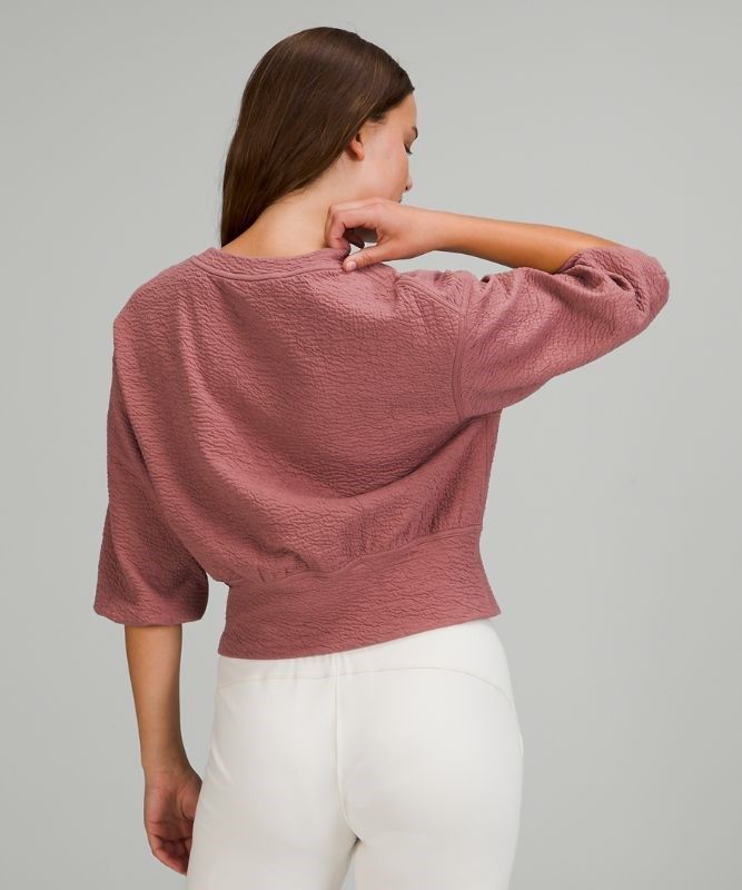Lululemon Textured Crewneck Pullover Tröjor Dam Spiced Chai | TRBC-60724