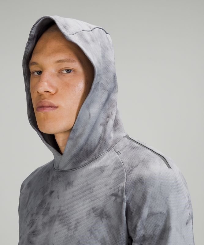 Lululemon Textured Tech Hoodie Hoodie Herr Grå | ZDKM-43062