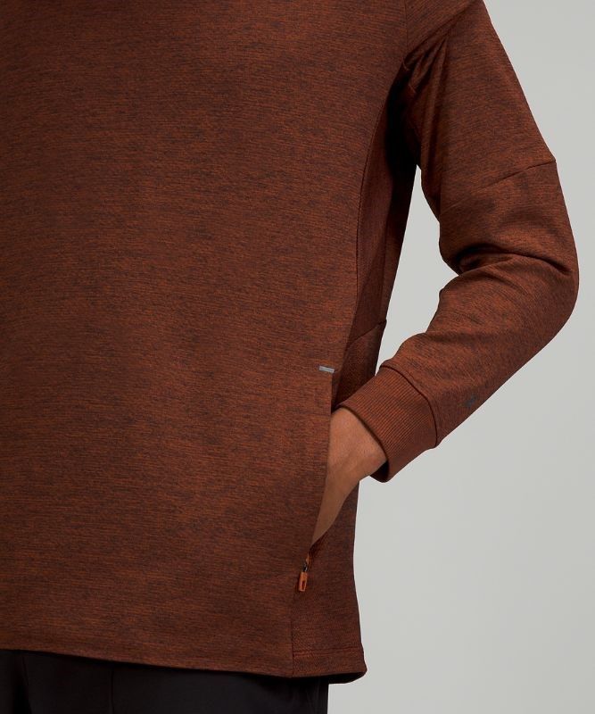 Lululemon Textured Tech Hoodie Hoodie Herr Mörkröda Svarta | NUFQ-02149