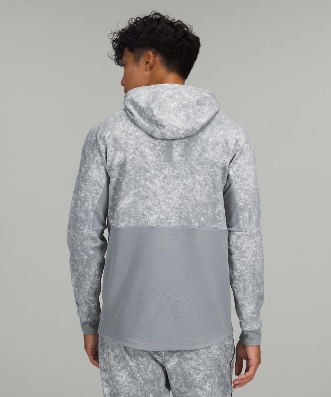Lululemon Textured Tech Hoodie Hoodie Herr Blå Tvätt Vita Grå Olika Färger | MRDF-13659