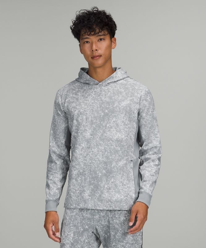 Lululemon Textured Tech Hoodie Hoodie Herr Blå Tvätt Vita Grå Olika Färger | MRDF-13659