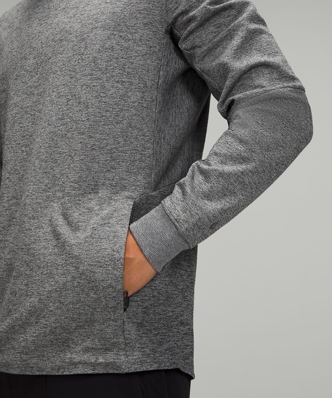 Lululemon Textured Tech Hoodie Hoodie Herr Mörkgrå | EADR-28754