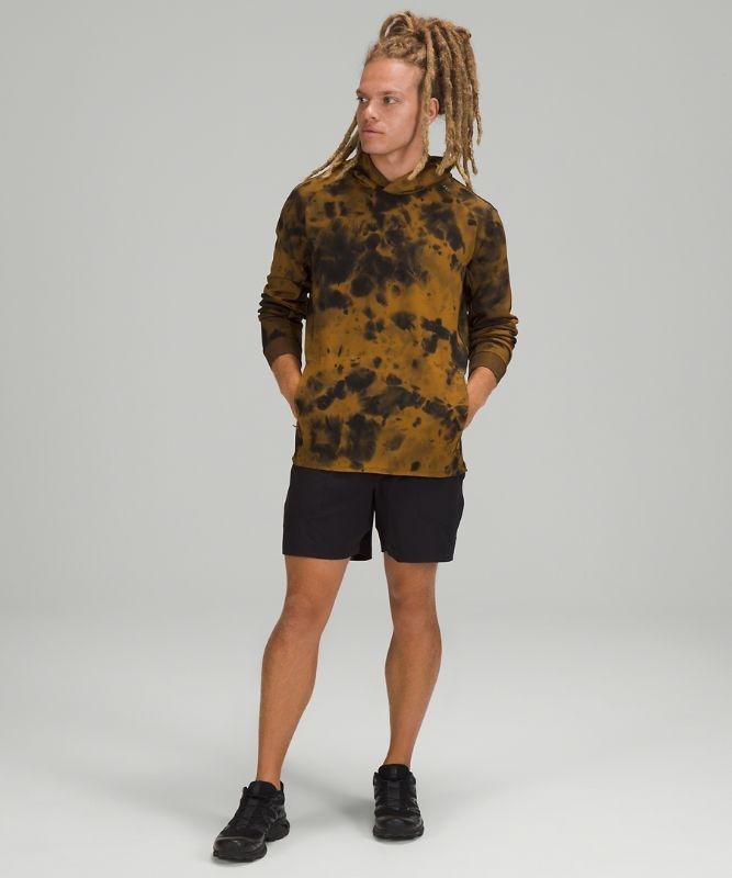 Lululemon Textured Tech Hoodie Hoodie Herr Guld Bruna Svarta | DOJE-07823