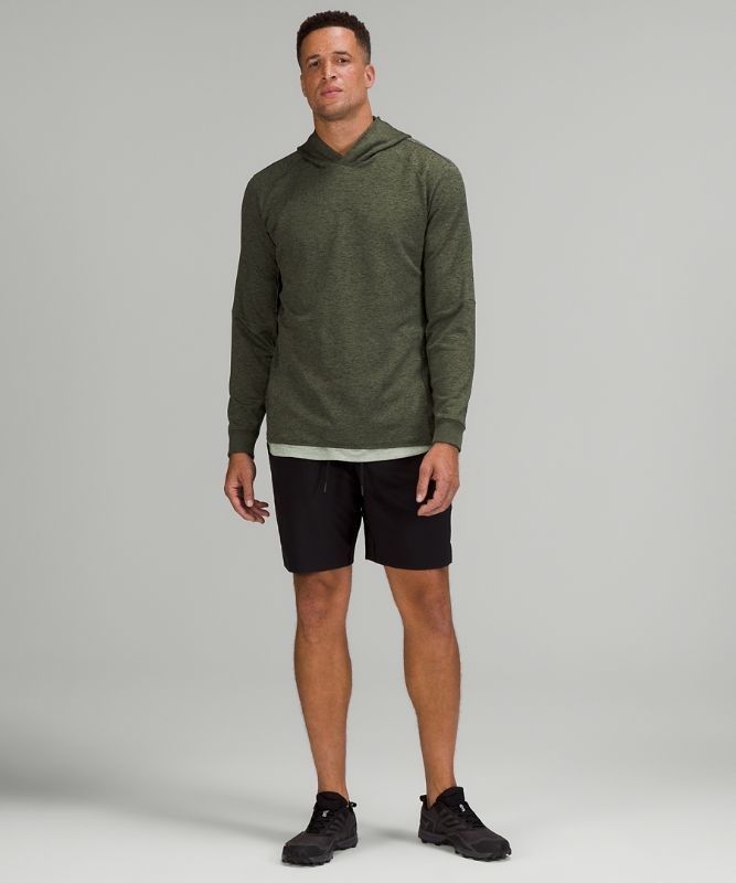 Lululemon Textured Tech Hoodie Hoodie Herr Gröna Svarta | AFRS-29703