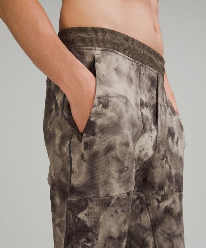Lululemon Textured Tech Pant Byxor Herr Beige Grå | SJRI-05897