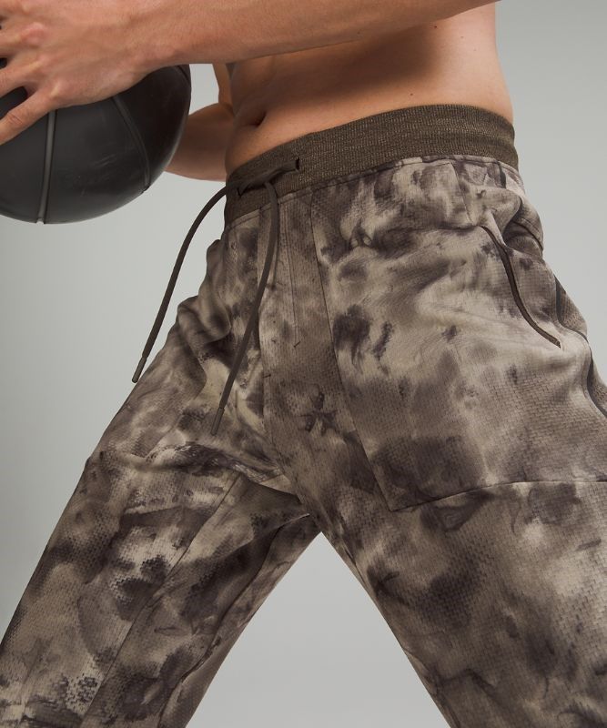 Lululemon Textured Tech Pant Byxor Herr Beige Grå | SJRI-05897