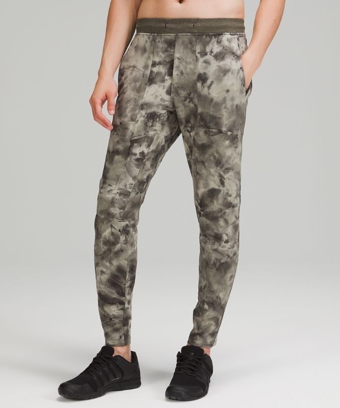 Lululemon Textured Tech Pant Byxor Herr Beige Grå | SJRI-05897
