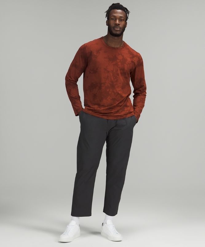 Lululemon The Fundamental Long Sleeve Shirt Blast Herr Bruna | KJWF-03912