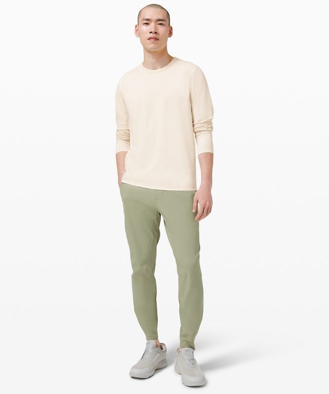 Lululemon The Fundamental Long Sleeve Shirt Blast Herr Vita | CKOI-97084