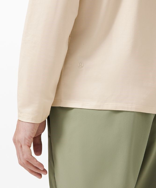 Lululemon The Fundamental Long Sleeve Shirt Blast Herr Vita | CKOI-97084