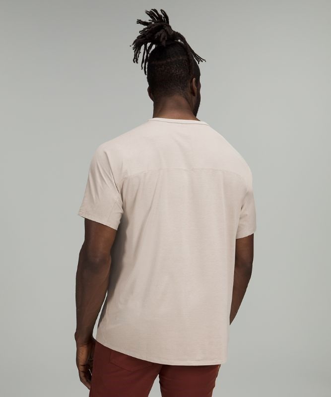 Lululemon The Fundamental Pocket T-Shirt Blast Herr Beige | SBUC-31750