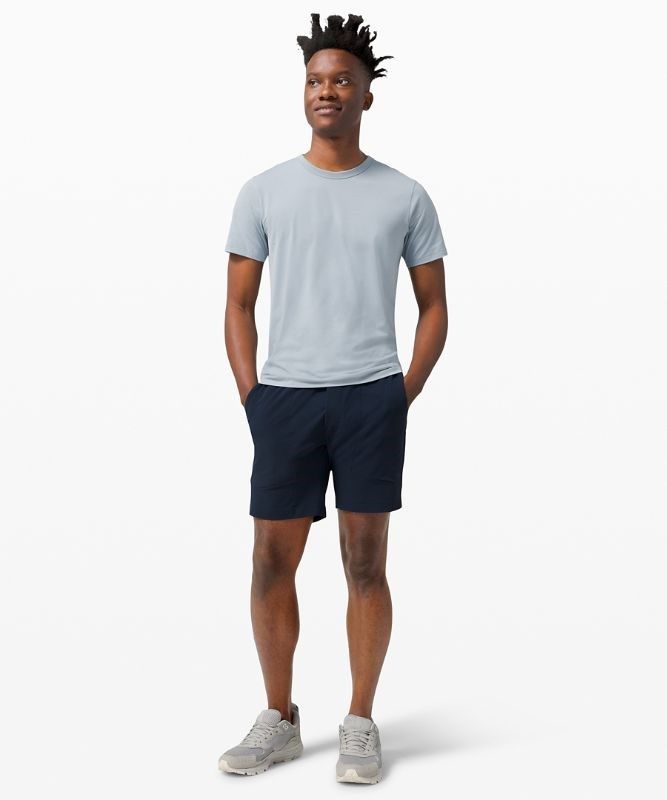 Lululemon The Fundamental T Blast Herr Chambray | PBKD-38916