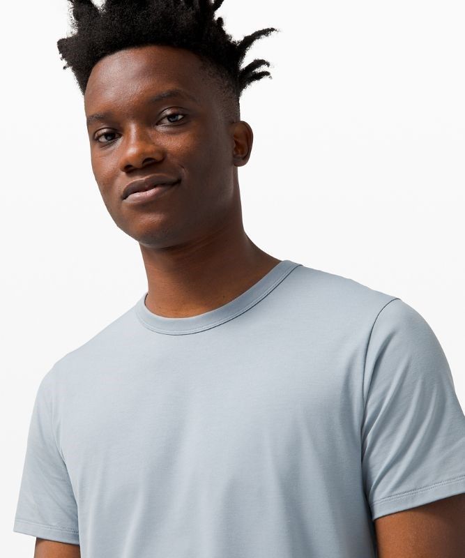Lululemon The Fundamental T Blast Herr Chambray | PBKD-38916