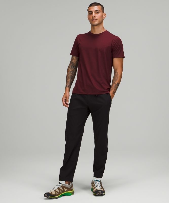 Lululemon The Fundamental T Blast Herr Röda Vinröda | INGS-21307