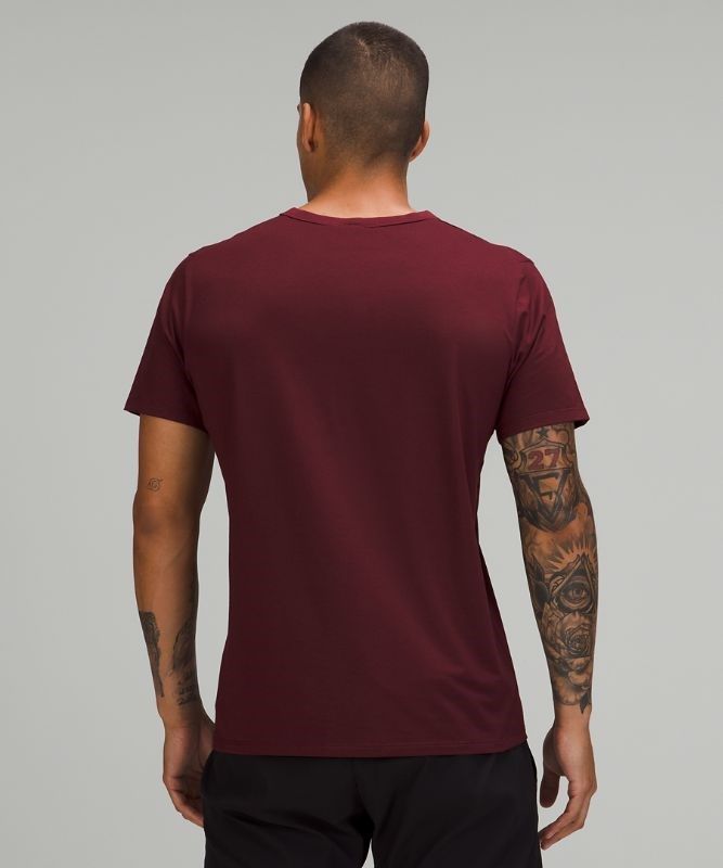 Lululemon The Fundamental T Blast Herr Röda Vinröda | INGS-21307