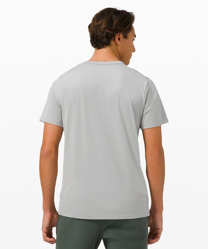 Lululemon The Fundamental T Blast Herr Silver | CDQU-52618