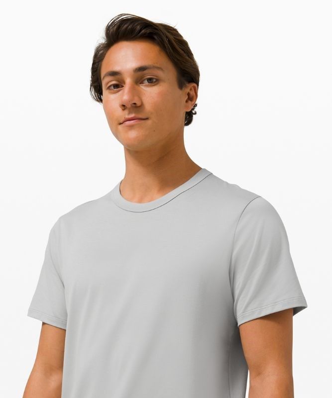 Lululemon The Fundamental T Blast Herr Silver | CDQU-52618