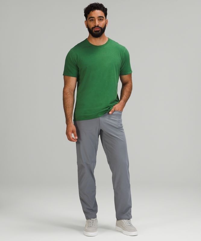 Lululemon The Fundamental T Wash Blast Herr Turkos Gröna | QADO-50324