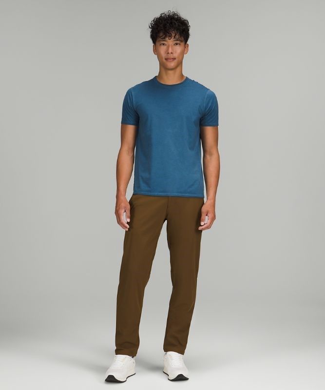Lululemon The Fundamental T Wash Blast Herr Turkos Blå | VXGC-08497