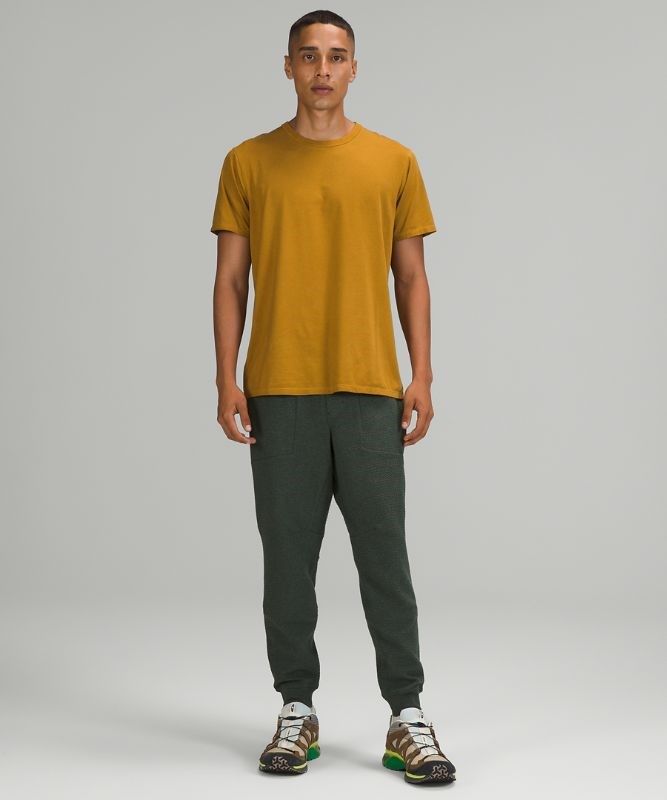 Lululemon The Fundamental T Wash Blast Herr Turkos Guld Bruna | ZMEF-73951