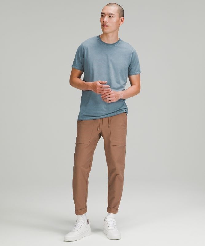 Lululemon The Fundamental T Wash Blast Herr Turkos Blå | THWA-19507