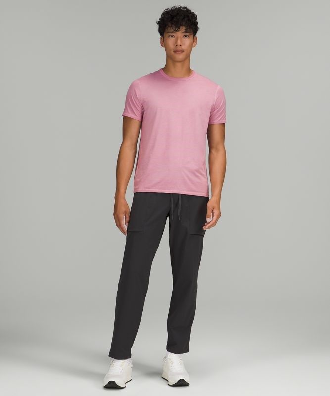 Lululemon The Fundamental T Wash Blast Herr Turkos Rosa Grå Bruna | ZHJD-92863