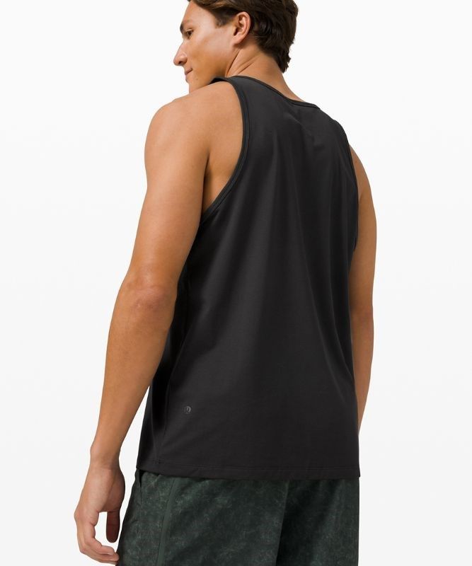 Lululemon The Fundamental Tank Blast Herr Svarta | NFOD-26850