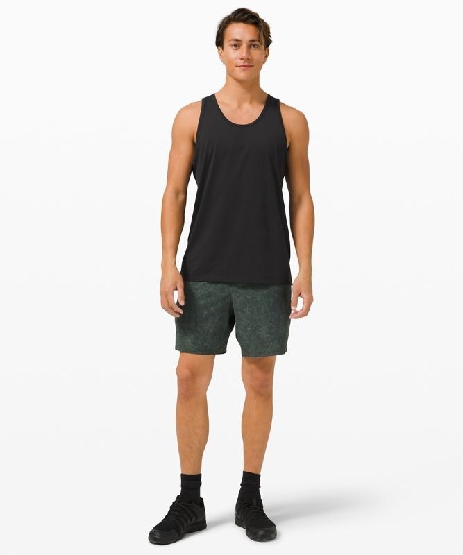 Lululemon The Fundamental Tank Blast Herr Svarta | NFOD-26850