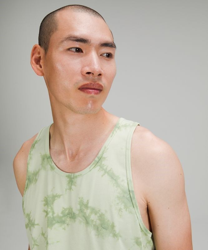 Lululemon The Fundamental Tank Blast Herr Mintgröna | AIUD-28794