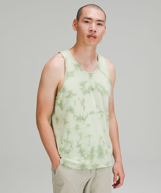 Lululemon The Fundamental Tank Blast Herr Mintgröna | AIUD-28794