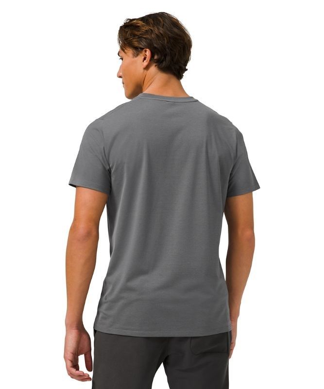 Lululemon The Fundamental V-Neck T-Shirt Blast Herr Anchor | CKLD-57843