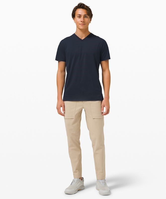 Lululemon The Fundamental V Blast Herr Marinblå | NLGK-86421