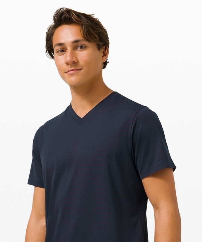 Lululemon The Fundamental V Blast Herr Marinblå | NLGK-86421