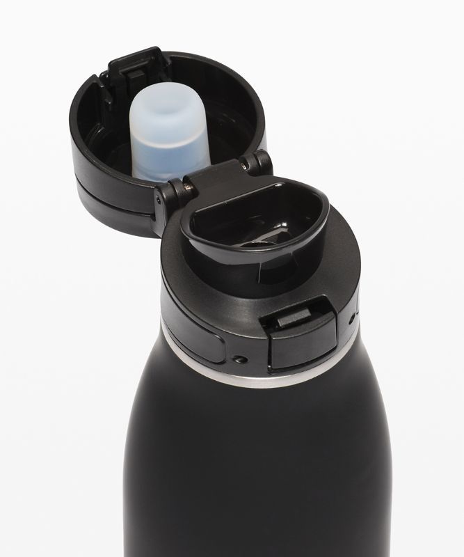 Lululemon The Hot/Cold Bottle 17oz Vattenflaskor Accessories Svarta | FWZY-65897