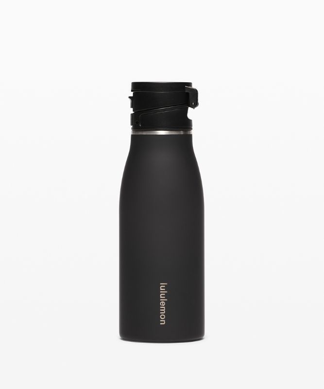 Lululemon The Hot/Cold Bottle 17oz Vattenflaskor Accessories Svarta | FWZY-65897