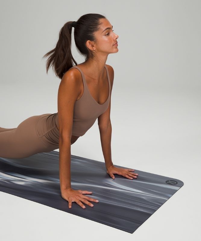 Lululemon The Reversible Mat 3mm Yogamattor Accessories Marinblå Blå Beige Vita Marinblå | BCQF-20379