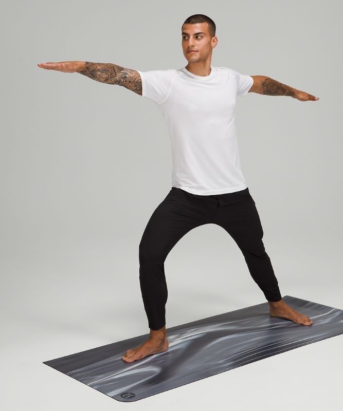 Lululemon The Reversible Mat 3mm Yogamattor Accessories Marinblå Blå Beige Vita Marinblå | BCQF-20379