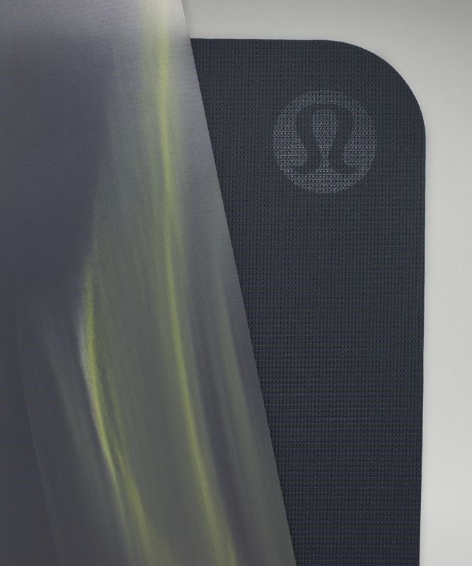 Lululemon The Reversible Mat 5mm Marble Yogamattor Accessories Marinblå Gula Marinblå | HMEG-14579