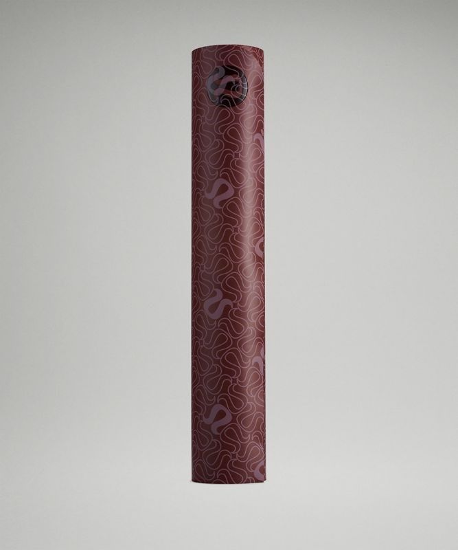 Lululemon The Reversible Mat 5mm Print Yogamattor Accessories Röda Rosa Korall | UYIM-60548
