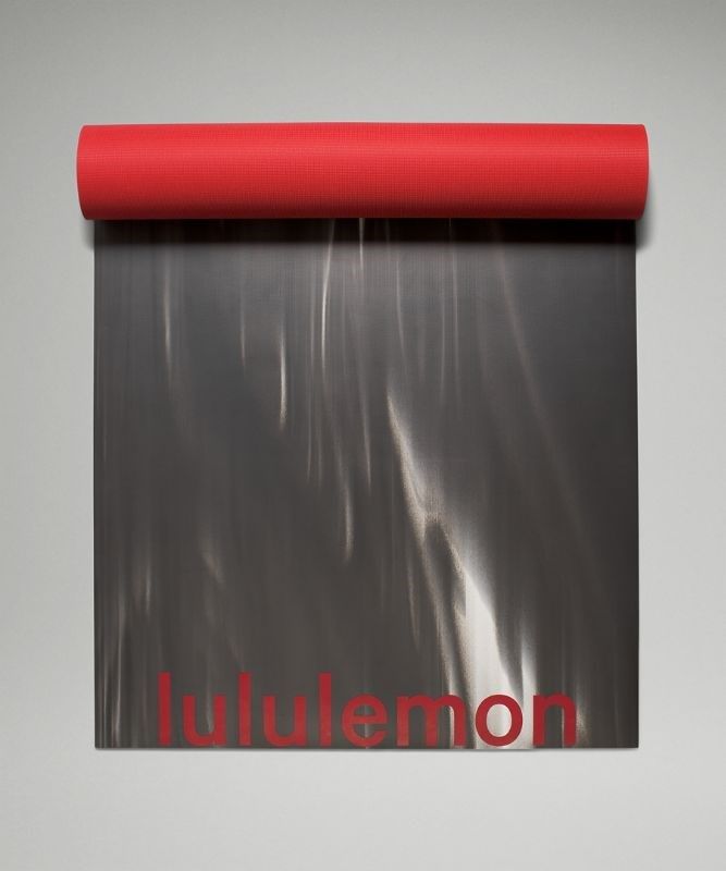 Lululemon The Reversible Mat 5mm Yogamattor Accessories Svarta Vita Mörkröda | HVAE-52407